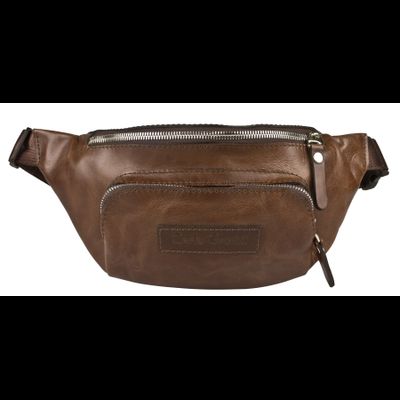 Кожаная поясная сумка Scarlino brown (арт. 7018-04)
