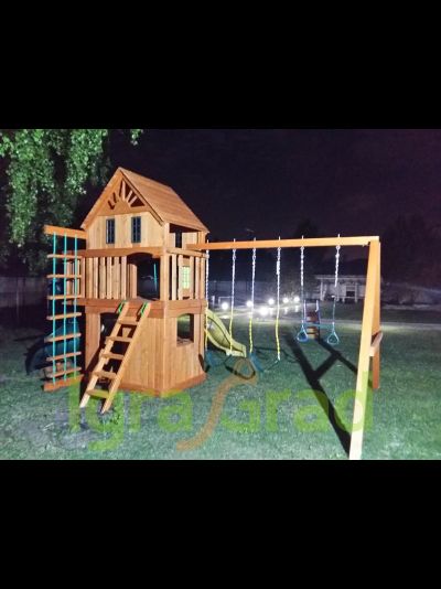 Детская площадка IgraGrad Шато 2 с трубой (Домик)