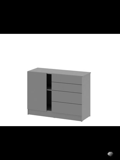 Энни КМ2 1100 комод Графит