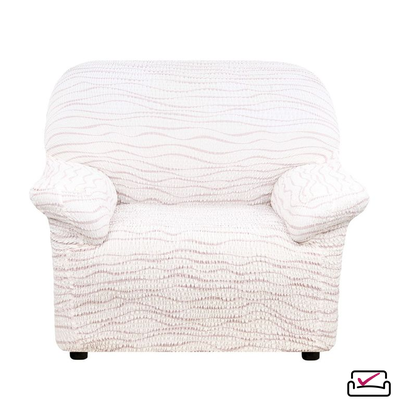 Чехол на кресло Тела Ридже Молочный. ИТАЛИЯ