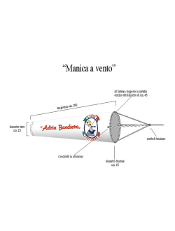 Ветроуказатель-конус Adria Bandiere 70B01 Ø45x300x1400х200мм из полиэстера