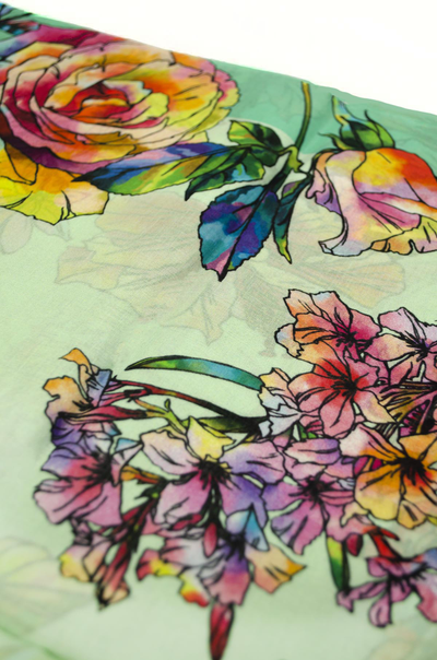 Павловопосадский платок  10602-11