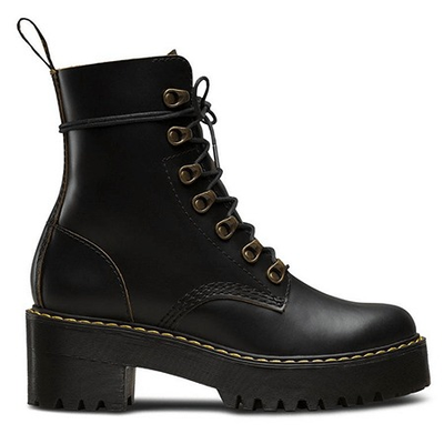 Leona dr martens black outlet