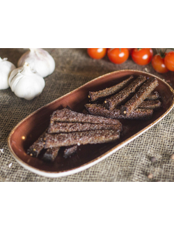 Гренки ржаные с чесноком