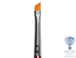 Кисть Roubloff beauty ca07 рыжая синтетика/ наклонная 7/ ручка бордовая