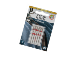 Иглы для бытовых швейных машин "ORGAN" универсальные 5шт. в пенале №60