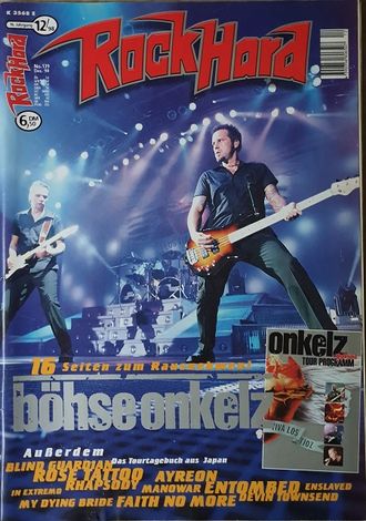 Rock Hard Magazine December 1998 Bohse Onkelz, Иностранные музыкальные журналы, Intpressshop