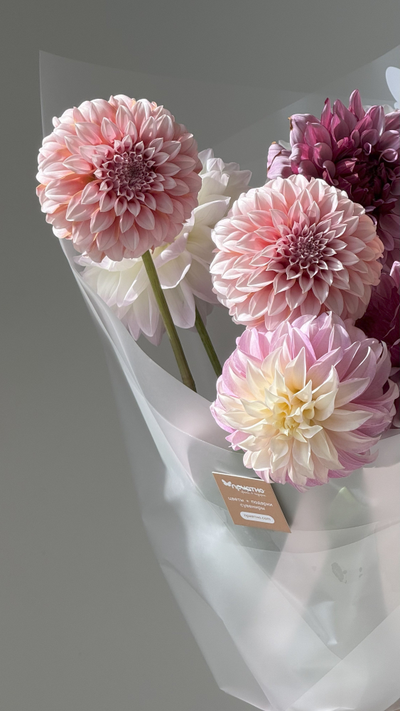 Букет цветов моно № 558