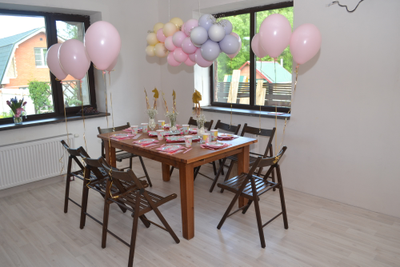 Оформление детского дня рождения в стиле "Вечеринка принцесс" № 1458