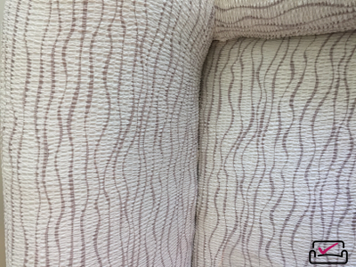 Чехол на кресло Тела Ридже Молочный. ИТАЛИЯ