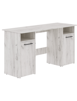 Фронда-9 стол письменный с 2 тумбами Крафт светлый