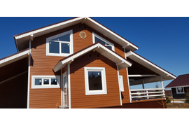 ВИНИЛОВЫЙ САЙДИНГ, АКРИЛ, БЛОК-ХАУС, Светлый дуб