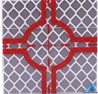 Светоотражающие марки 40x40 мм, 20 шт