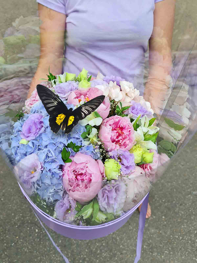 Композиция с бабочкой №46