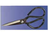 Ножницы цельнометаллические дл. раб. части 63 мм, резин. ручки