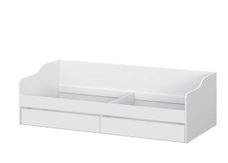 КР 2 кровать Белый текстурный