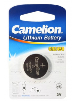 Батарейка литиевая Camelion CR2450/1BL Lithium 1 штука
