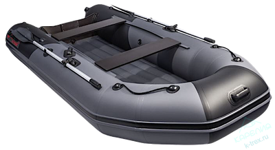 Лодка ПВХ Мастер Лодок Таймень NX3200НДНД "Комби" Графит / Чёрный