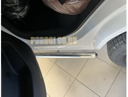 Защита штатного порога труба d53 для Omoda C5 2022-