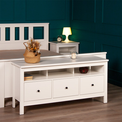 Сага Тумба 3 ящика 1312х622х414 белый