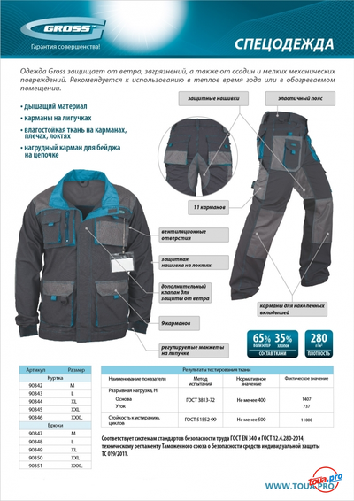 Рабочие брюки GROSS