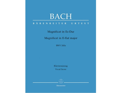 Bach, J.S. Magnificat Es-dur BWV243a (Erstfassung) Klavierauszug