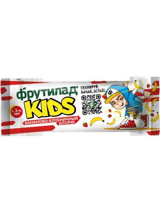 Фрутилад KIDS Клубника с бананом фруктовый для детского питания, 25г