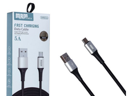 Кабель USB MRM MR83m 5A Micro 1000mm (Silver)  10pcs