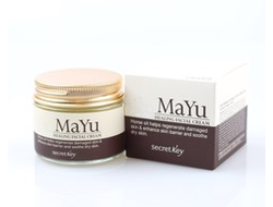 Питательный крем для лица с органическим конским жиром  Secret Key MAYU Healing Facial Cream 70ml