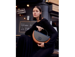 SLICY BAG 2116 Черный  Терракотовый