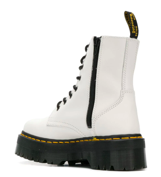 Dr. Martens Jadon белые (без меха) высокая подошва