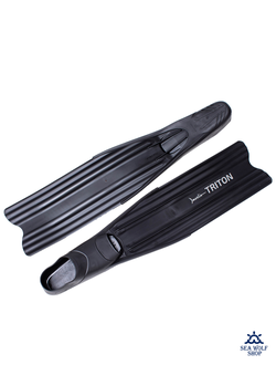 Ласты длинные 45/46 Marlin TRITON black сред.жестк. XL