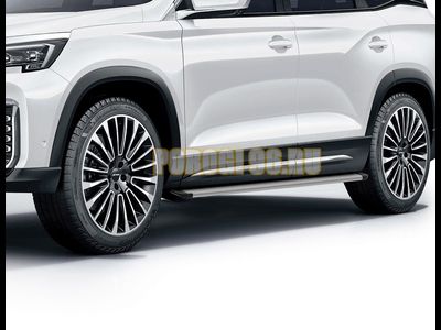 Пороги Slim Silver для Jetour X90 Plus 2023-