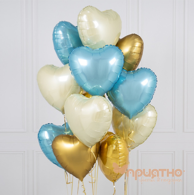 СЕТ ИЗ ВОЗДУШНЫХ ШАРОВ "BABY BLUE BIRTHDAY"