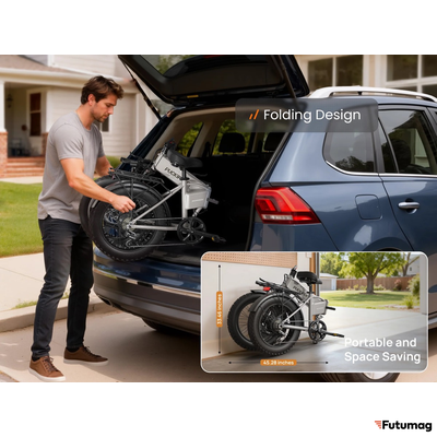 Электровелосипед PUCKIPUPPI DACHSHUND серый