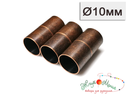 МАГНИТНАЯ ЗАСТЁЖКА "ЦИЛИНДР" -10мм - АНТИЧНАЯ МЕДЬ