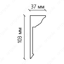 Карниз гладкий SKT144