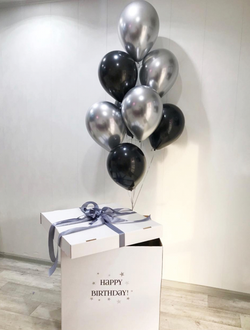 Коробка с шарами "Дымка" (8 шариков)