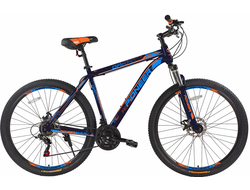 PIONEER DAKAR 29'' Чёрный-оранжевый (21 скорость, Shimano, дисковые тормоза)