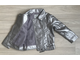 М.1803 Куртка кожаная  серебро (110,116)