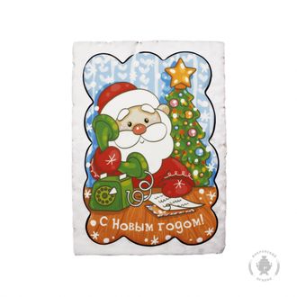 Дед мороз с телефоном (600 гр)