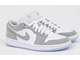 Nike Air Jordan Retro 1 Low Wolf Grey W (Серые) сбоку