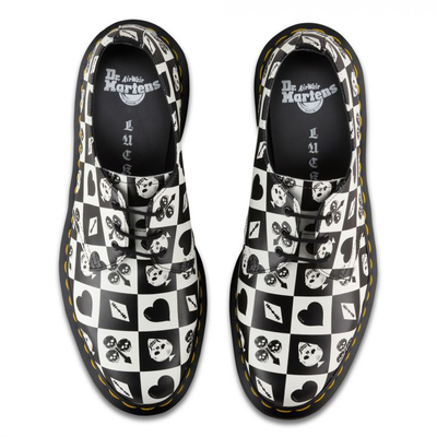 Ботинки Dr. Martens 1461 женские черно-белые