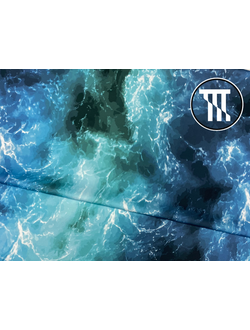 Бифлекс матовый принт Глубокий океан