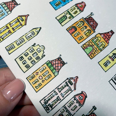 ФП штамп "Снегопад" 2