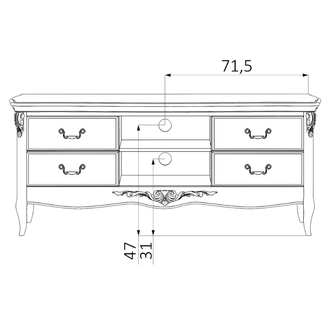 ТУМБА ТВ ROMANTIC R116