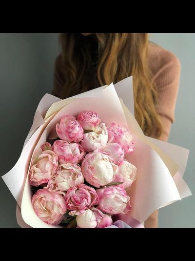 Букет из пионов "Lemonade"