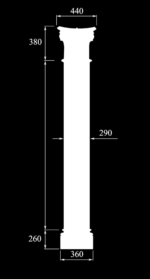 размеры пилястры пл-09