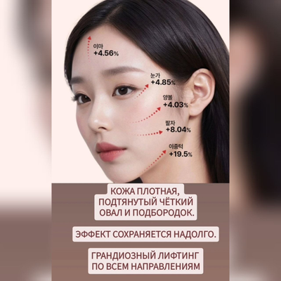 RE-MERGE Эксклюзивная маска - корсет от птоза, брылей, второго подбородка 4шт.