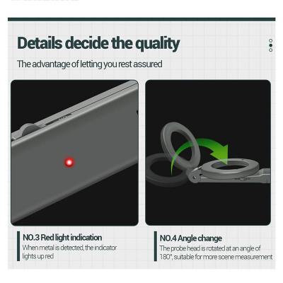 Ручной портативный металлоискатель ANENG DM3004A